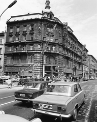 Hungary, Budapest V., Ferenciek tere (Felszabadulás tér), szemben a Petőfi Sándor utca - Kossuth Lajos utca sarok., 1975, FŐMTERV, number plate, Budapest, Fortepan #253532