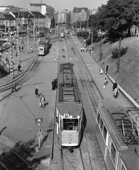 Hungary, Budapest I.,Budapest II., Széll Kálmán (Moszkva) tér a Széna tér felé nézve., 1976, FŐMTERV, Budapest, Fortepan #253715