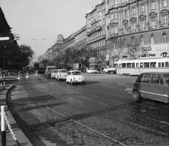 Magyarország, Budapest V.,Budapest XIII., Nyugati (Marx) tér, szemben a Szent István körút., 1977, FŐMTERV, Domonkos Endre, Budapest, Fortepan #253732