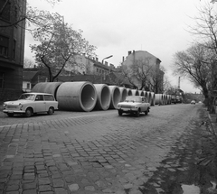 Hungary, Budapest II., Lajos utca, csatornaépítés, a felvétel a Sajka utca - Kolosy tér közötti szakaszról készült., 1978, FŐMTERV, Best of, Budapest, Fortepan #253772