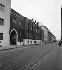 Hungary, Budapest IX., a Dandár utca Vaskapu utca - Soroksári út közötti házsora, szemben a Dandár Gyórgyfürdő., 1978, FŐMTERV, Budapest, Fortepan #253778