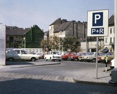 Hungary, Budapest II., Retek utca, a parkoló mögött a Lövőház utca házsora., 1978, FŐMTERV, colorful, Budapest, Fortepan #253818