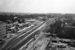 Hungary, Budapest IX.,Budapest X., Üllői út, szemben a Ferihegyi Repülőtérre vezető út, felüljáró a Kőér utcánál., 1980, FŐMTERV, Budapest, Fortepan #253881