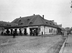 Magyarország, Óbuda, Budapest III., Fő tér, jobbra a Hídfő utca (Szentendrei út)., 1935, Fortepan/Album078, Budapest, Fortepan #253918