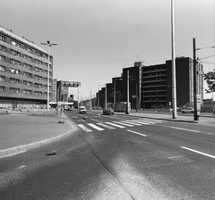 Hungary, Budapest X., Liget (Zalk Máté) tér, a Korponai utcától a Kápolna utca és Kőrösi Csoma Sándor út felé nézve., 1982, FŐMTERV, Budapest, Fortepan #253942