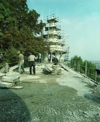 Magyarország, budai Vár,Halászbástya, Budapest I., 1989, FŐMTERV, Domonkos Endre, színes, Budapest, Fortepan #253981