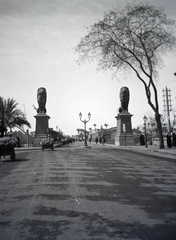 Egypt, Cairo, a Qasr El Nil híd., 1913, Kriszt Béla, Fortepan #254015