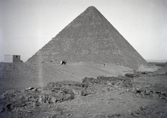 1913, Kriszt Béla, desert, pyramid, Fortepan #254017