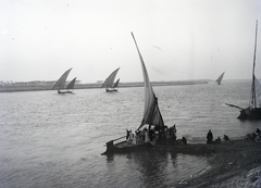 1913, Kriszt Béla, sailboat, Fortepan #254027