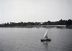 1913, Kriszt Béla, sailboat, Fortepan #254031