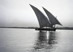 1913, Kriszt Béla, sailboat, Fortepan #254036