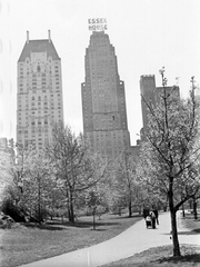 Amerikai Egyesült Államok, New York, Essex House Hotel a Central Park mellett., 1939, Fortepan, szálloda, felhőkarcoló, Frank Grad & Sons-terv, Fortepan #25415