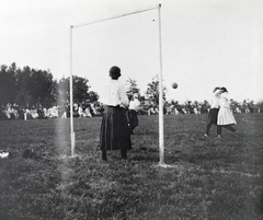 1916, Kriszt Béla, handball, skirt, Fortepan #254197