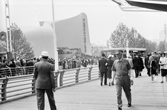 Amerikai Egyesült Államok, New York, "A holnap világa" világkiállítás 1939., a General Motors "jövőutazó" pavilonkomplexumának a bejárata., 1939, Fortepan, nemzetközi vásár, Fortepan #25423