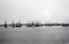 1913, Kriszt Béla, sailboat, port, Fortepan #254238