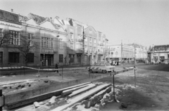 Hungary, Budapest IV., az István (Bajcsy-Zsilinszky) út Munkásotthon utca - Árpád út közötti szakasza, szemben az Újpesti Áruház., 1979, Otruba Ferenc és Zoltán, Budapest, Fortepan #254636