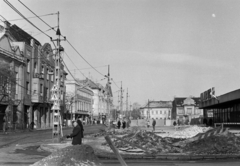 Magyarország, Budapest IV., az István (Bajcsy-Zsilinszky) út Munkásotthon utca - Árpád út - József Attila utca - Szent István tér közötti szakasza., 1986, Otruba Ferenc és Zoltán, Budapest, Fortepan #254671