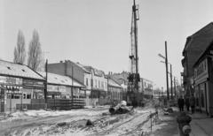 Magyarország, Budapest IV., csatornaépítés az Árpád út Aradi utca - István (Bajcsy-Zsilinszky) út közötti szakaszán., 1986, Otruba Ferenc és Zoltán, Budapest, Fortepan #254674