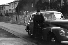 Magyarország, Budapest XII., Ráth György utca 13., balra a Csemegi utca. Opel Kapitän típusú személygépkocsi., 1940, Fortepan, német gyártmány, Opel-márka, automobil, Opel Kapitän, Budapest, Fortepan #25477