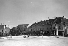 Szlovákia, Rozsnyó, főtér., 1940, SZF, tér, szálloda, Fortepan #25532