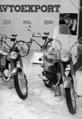 1982, Bojár Sándor, Soviet brand, bicycle, exhibition, motorcycle, international fair, Fortepan #255357