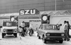 1982, Bojár Sándor, Soviet brand, exhibition, motorcycle, international fair, Fortepan #255358