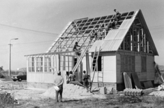 1980, Bojár Sándor, slate roof, wooden cottage, Fortepan #255533