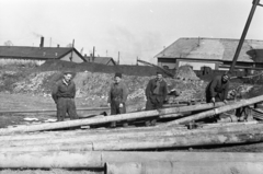 Magyarország, Dombóvár, a felvétel a vízház előtt készült, háttérben jobbra a fűtőház., 1962, Cziboly Józsefné, fizikai munka, Fortepan #255705