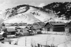 1960, Kálnoki Kis Sándor, snowy landscape, house, Fortepan #255860