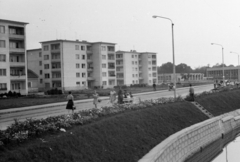 Románia,Erdély, Kolozsvár, Függetlenség út (strada Splaiul Independenţei) a Garibaldi-híd felől, előtérben a Szamos-part., 1972, Kálnoki Kis Sándor, Fortepan #255871