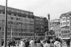 Czech Republik, Brno, náměstí Svobody, Pestisoszlop / Mária-oszlop (Morový sloup / Mariánský sloup)., 1960, Közösségi Szociális Szövetkezet, Marie pillar, Fortepan #256542