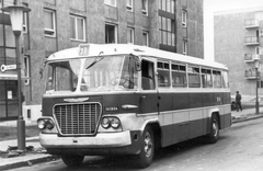 Magyarország, Budapest IX., Lobogó utca, a 39-es busz végállomása., 1963, Ferencvárosi Helytörténeti Gyűjtemény, autóbusz, magyar gyártmány, Ikarus-márka, Ikarus 620/630, rendszám, Budapest, Fortepan #25668