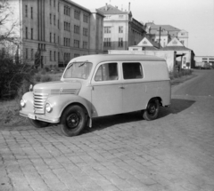 Magyarország, Budapest XIV., Egressy út 35-51., Posta Központi Járműtelep., 1954, Bolvári László, Budapest, képarány: négyzetes, Framo-márka, Fortepan #256951