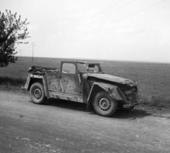 1956, Bolvári László, automobil, járműroncs, Skoda 1101 VO/P Colonial, Fortepan #256997