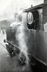 1942, Mohai család, steam locomotive, Fortepan #257234