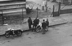 1966, Ladinek Viktor, handbarrow, motorcycle, Fortepan #257380