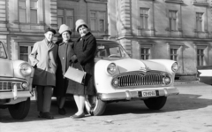 Hungary, Margit Islands, Budapest, a felvétel a Margitszigeti Nagyszálló parkolójában készült., 1961, Ladinek Viktor, number plate, Budapest, Fortepan #257390