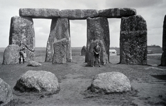 Egyesült Királyság, Wiltshire, Stonehenge., 1931, Ladinek Viktor, kőkapu, csillagvizsgáló, világörökség, álló kő, Fortepan #257404