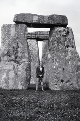 Egyesült Királyság, Wiltshire, Stonehenge., 1931, Ladinek Viktor, kőkapu, csillagvizsgáló, világörökség, álló kő, Fortepan #257405