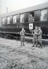 1942, Reményi József, hospital-train, Fortepan #257943