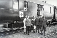 1942, Reményi József, hospital-train, Fortepan #257946