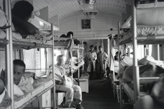 1942, Reményi József, hospital-train, Fortepan #257977