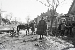 Oroszország, Viskov, (ekkor Zlinka/Slinka része). A felvétel a vöröskeresztes kórházvonat egyik útjáról készült sorozat része., 1943, Reményi József, Fortepan #258019