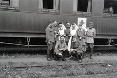 1942, Reményi József, hospital-train, Fortepan #258085