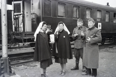 1943, Reményi József, hospital-train, Fortepan #258295