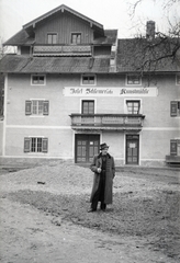 Germany, (Au bei Bad Aibling), Achthaler Strasse 39., 1945, Reményi József, Mill, vernacular architecture, german text, Fortepan #258305