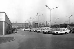 Magyarország, Budapest IX., Könyves Kálmán körút, a Főtaxi telephelye a Mester utca közelében., 1979, Ferencvárosi Helytörténeti Gyűjtemény, szovjet gyártmány, taxi, Lada-márka, lámpaoszlop, automobil, VAZ 2101, Budapest, Főtaxi, Fortepan #25838