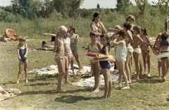 1975, Ferencvárosi Helytörténeti Gyűjtemény, bathing suit, colorful, Fortepan #25850