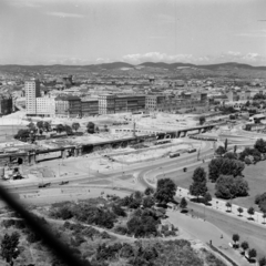 Ausztria, 1956, UWM Libraries, madártávlat, képarány: négyzetes, flaktorony, Fortepan #258963