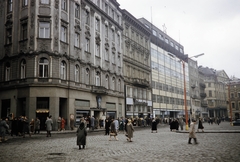 Csehország, Brno, namesti Svobody., 1960, UWM Libraries, Harrison Forman, színes, járókelő, Fortepan #259134